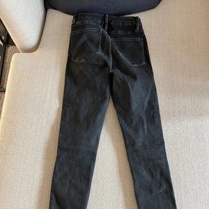 Frame Black 'Le One Skinny' Jeans